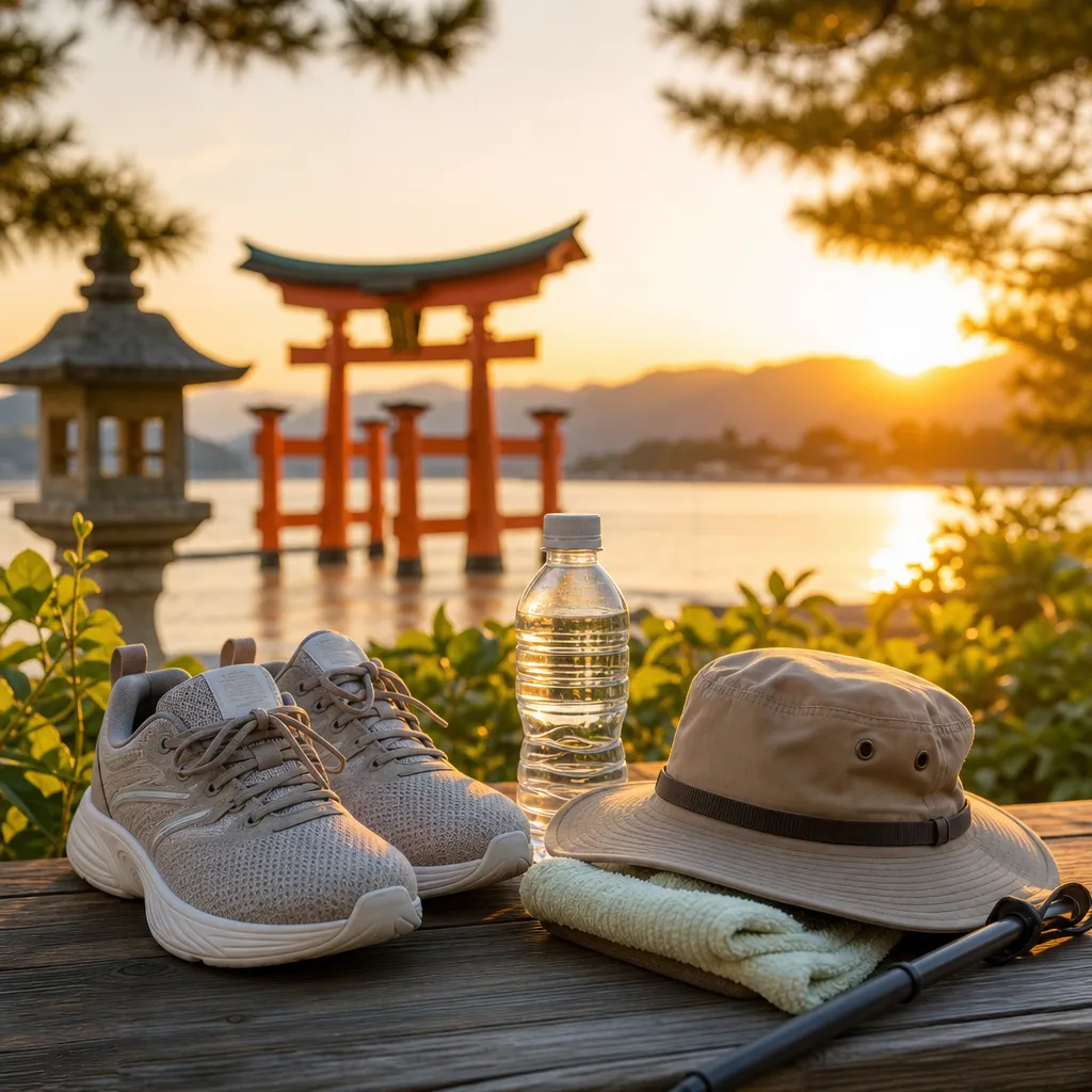 広島県のイベントを紹介 夕方まで元気に歩く備え